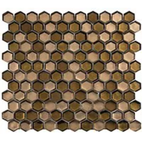 Warm Camouflage - glass tile